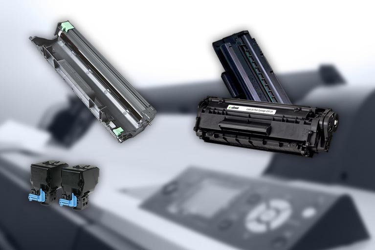 Cartuchos de Tinta e Toners para Impressoras Laser, originais e compatíveis